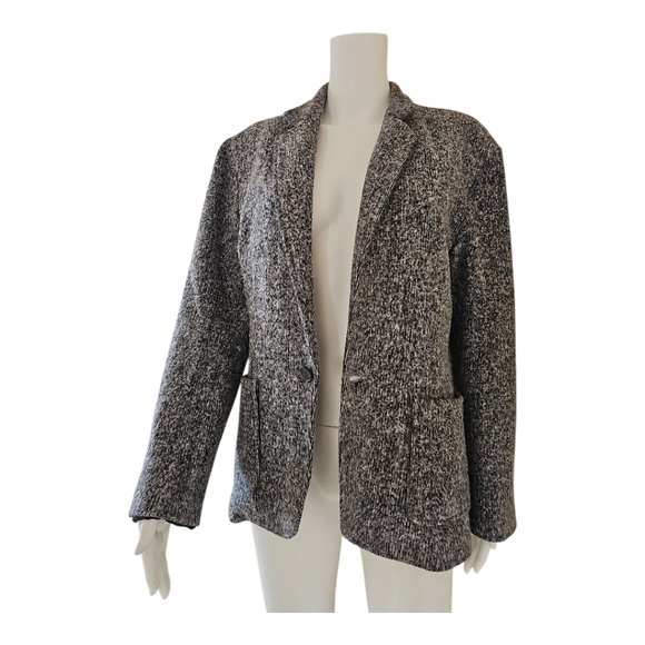 ATM Marled Knit Blazer Jacket Medium - Picture 2 of 6